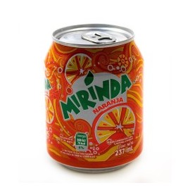 MIRINDA MINI LATA 237 ML...